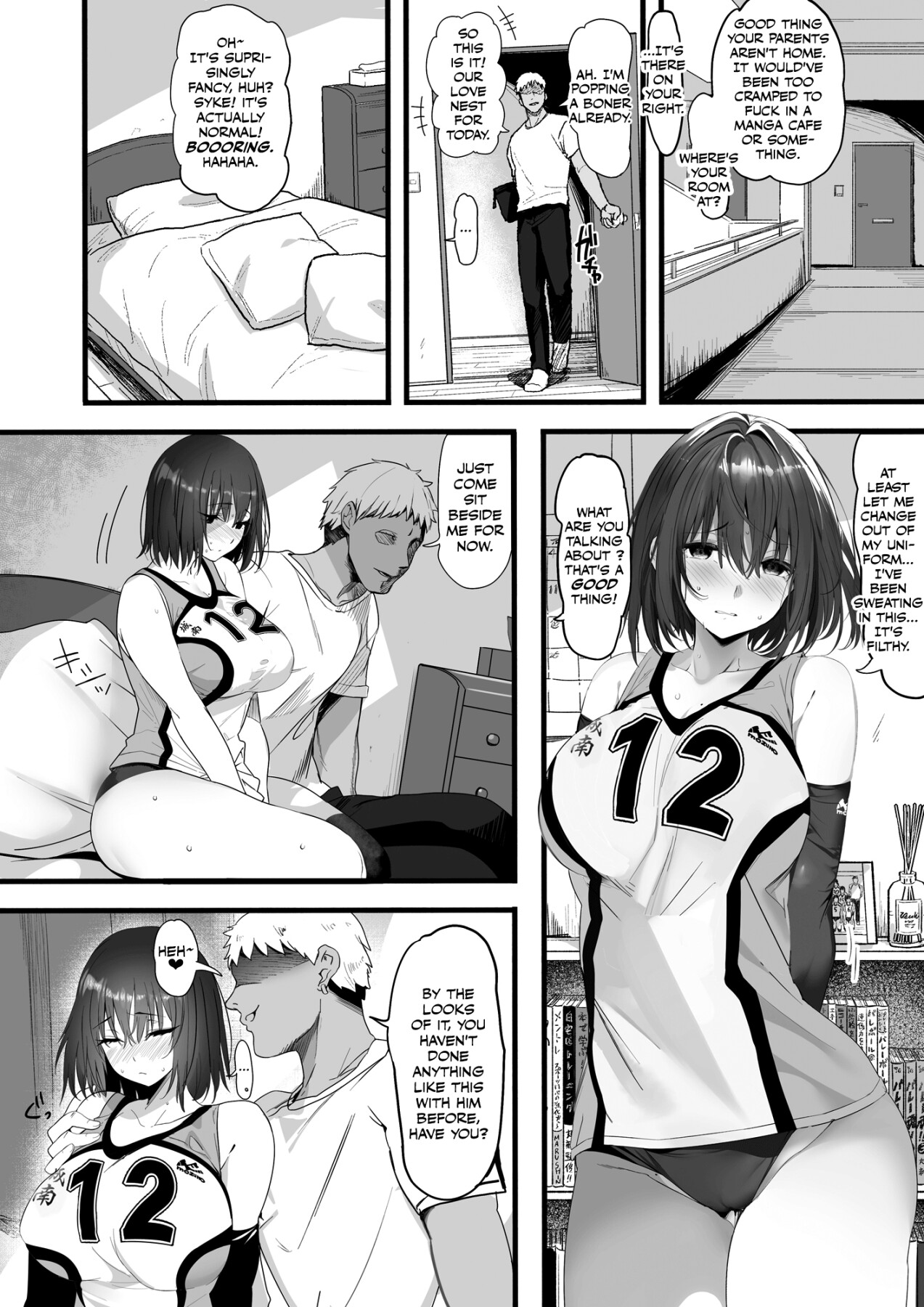 Hentai Manga Comic-The Tall, Innocent-looking Volleyball Player Girlfriend Becomes Senpai's-Read-13